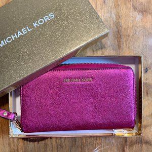 Glitter Pink Michael Kors Clutch